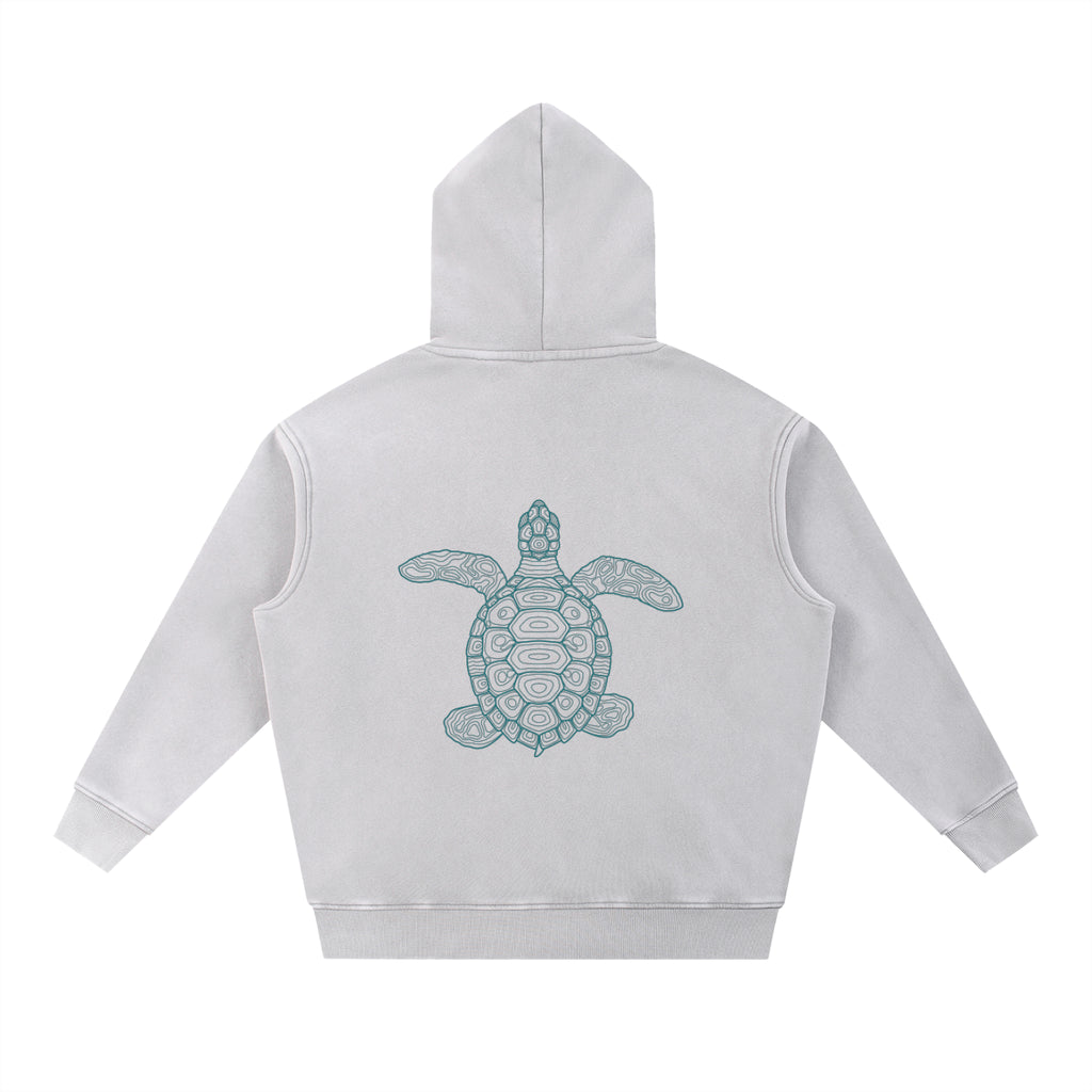 TURTLE LOVE - Longer Oversized Fit - Washed